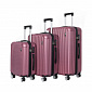 Aga Travel Sada cestovních kufrů MR4652 Vínová
