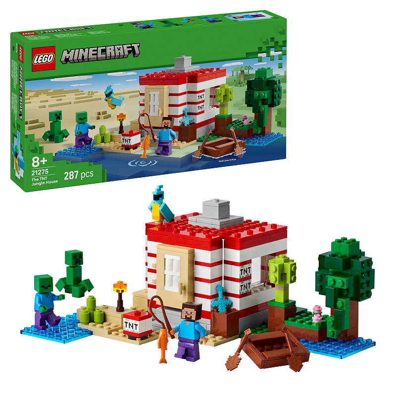 LEGO® Minecraft® 21275 TNT dům v džungli