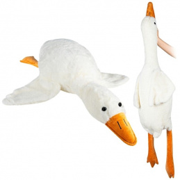 B48R1 PLYŠOVÝ POLŠTÁŘ HUSA 130CM