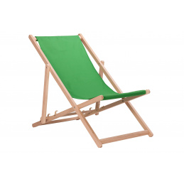 Aga Dřevěné skládací lehátko Zelené