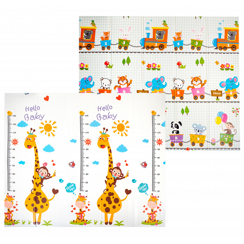 Aga4Kids Dětská skládací pěnová podložka 200x180 cm 6DZ107  - II. JAKOST
