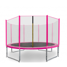 Aga SPORT PRO Trampolína 366 cm Pink + ochranná síť