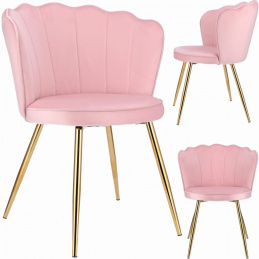 Čalouněná židle Fiore z veluru