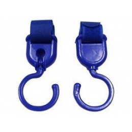 POUPY  držák tašky na kočárek 2 ks Modrý