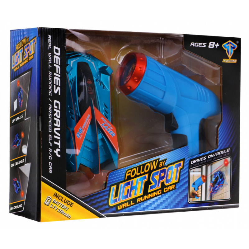 Laserem řízené auto pro děti 8+ Vertikální a horizontální jízda + infračervené dálkové ovládání