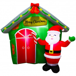 E27H NAFUKOVACÍ OSVĚTLENÝ DOMEK SANTA CLAUSE