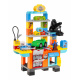 Stavební kostky DIY dílna pro děti 3+ Nářadí + Auto + Čerpání kol + Příslušenství 92 el.