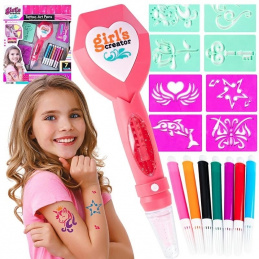 B50H SADA NA TETOVÁNÍ ŠABLONY BARVY