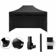 Aga Nůžkový stánek PARTY 3x4,5m Černý