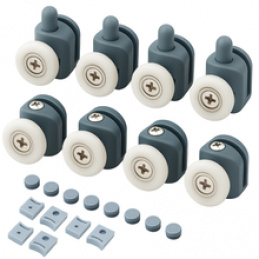 Kolečko pro sprchový kout - sada 8 ks