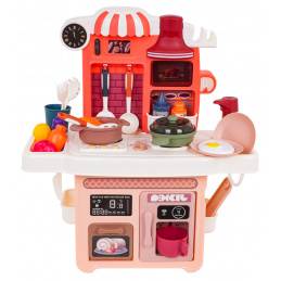 Kuchyně s funkcí světel a zvuků růžová