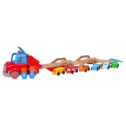 Dřevěná Přepravka + Auta