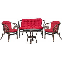 Aga Ratanová sestava BAHAMA Choco Dark Red