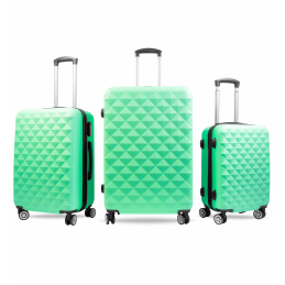 Aga Travel Sada cestovních kufrů MR4655 Tyrkysová