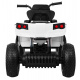 Dětská baterie ATV Air Quad White + nafukovací kola + rádio MP3 + startování zdarma