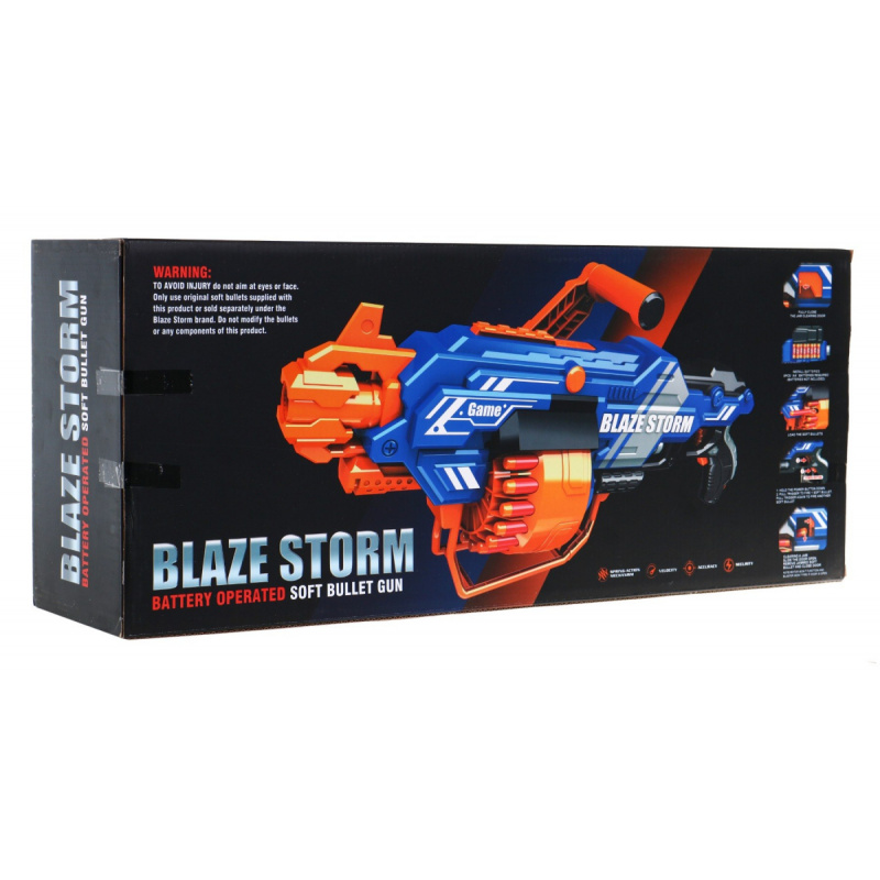 Velká dětská puška 8+ Blaze Storm 40 pěnových nábojů + podpůrná rukojeť