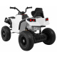 Dětská baterie ATV Air Quad White + nafukovací kola + rádio MP3 + startování zdarma