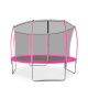 Aga SPORT FIT Trampolína 366 cm Pink + vnitřní ochranná síť