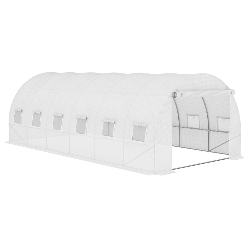 Aga Zahradní fóliovník 6x3x2 m Transparentní