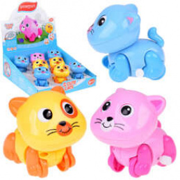 Natahovací barevný Koťátko Neplecha hýbe ocáskem hračka ZA1190 univerzální