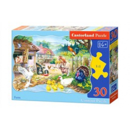 CASTORLAND puzzle 30 dílků - Zemědělský podnik
