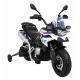 BMW F850 GS Dětský motocykl na baterie bílý + asistenční kolečka + LED audio + pomalý start + EVA