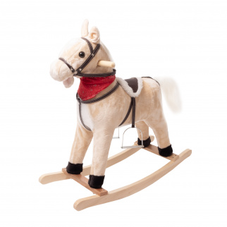 Aga4Kids Houpací koník MR1317 Světle hnědý