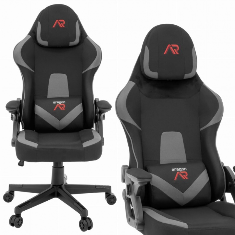 Herní - kancelářské křeslo ARAGON černé