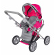 Růžový kočárek 2 v 1