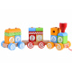 Dřevěný vláček s písmenky ZA4116