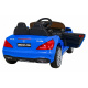 Mercedes Benz AMG SL65 S elektrický pro děti Modrá + Dálkové ovládání + LED audio + Eco kůže + EVA + Pomalý start