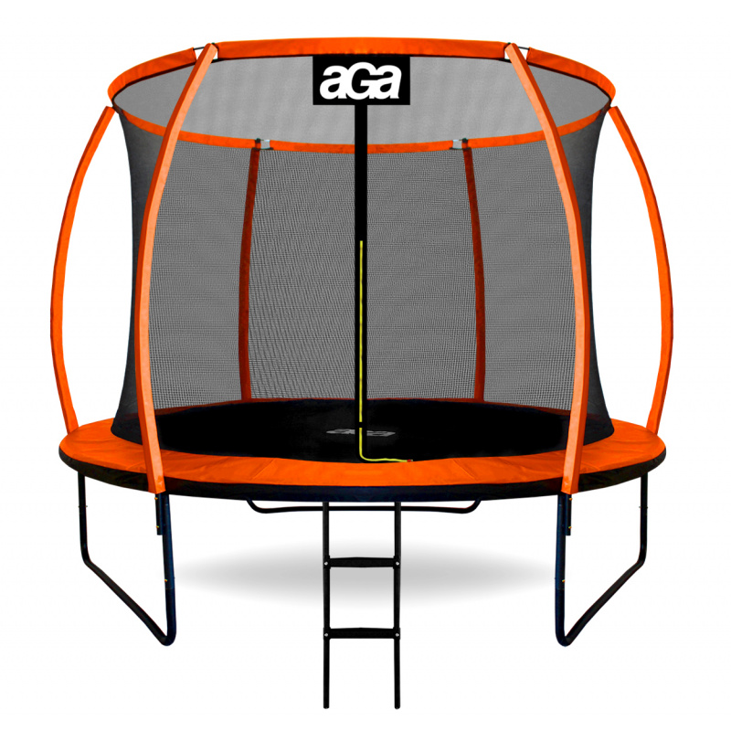 Aga SPORT EXCLUSIVE Trampolína 305 cm Oranžová + ochranná síť + žebřík