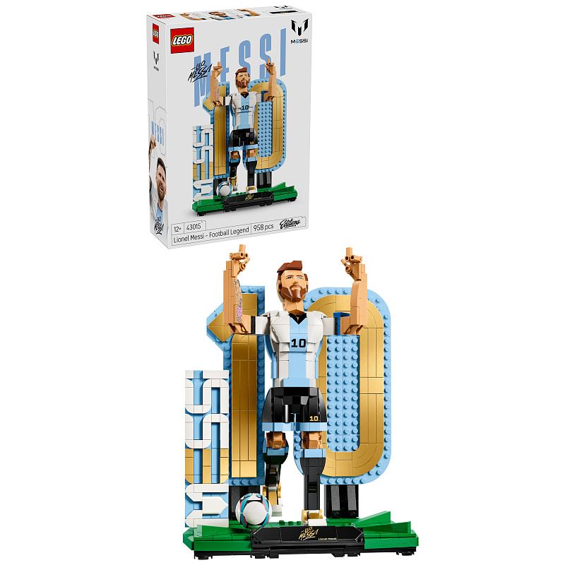 LEGO® Editions 43015 Lionel Messi – Fotbalová legenda