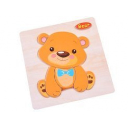 Dřevěné puzzle Zvířata ZA2528