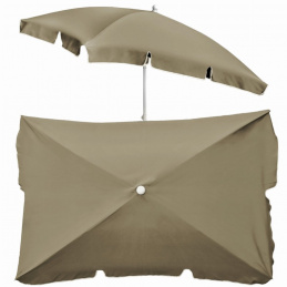 Balkonový slunečník - ecru s funkcí rozbití