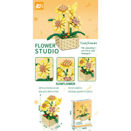 Sada Kostek Květiny Slunečnice 550 ks.