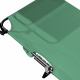 Aga 2x Zahradní polohovací lehátko se stříškou Světle zelené