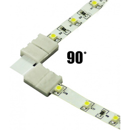 Rohový konektor pro LED pásek 3528 8mm 2pin