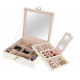 Luxusní šperkovnice se zrcadlem bílá Beautylushh