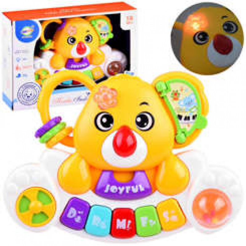 Interaktivní dětské varhany s chrastítkem ZA3865