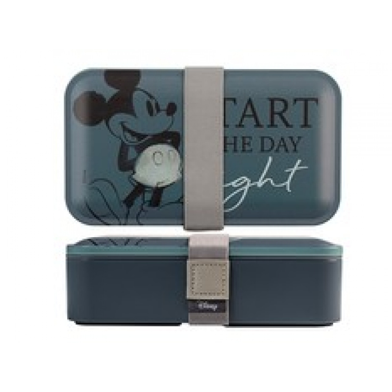 Bento dóza / Krabička na oběd s příborem 12m+ LULABI Mickey Blogger