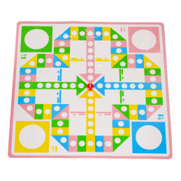 Sada dřevěných kostek pro dívky "Princezna na zámku" + třídička tvarů