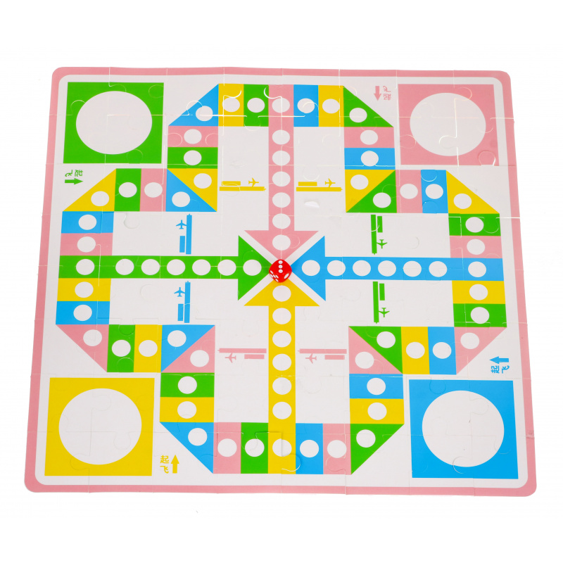 Sada dřevěných kostek pro dívky "Princezna na zámku" + třídička tvarů