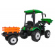 Vozidlo MEGA Traktor D68 s přívěsem Zelený