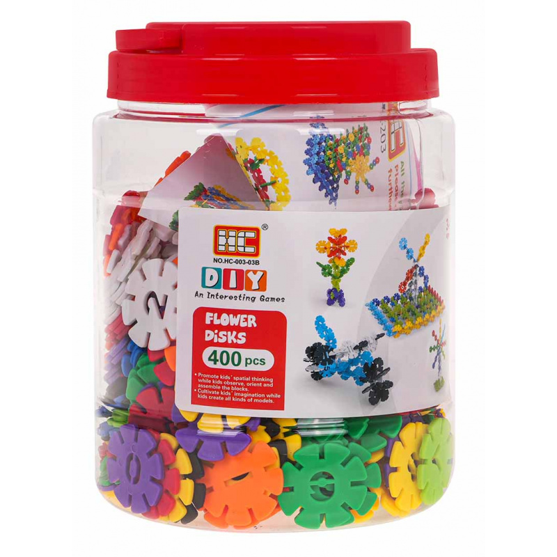 MEGA Sada Stavebnicových Kostiček 400ks.