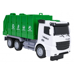 Popelářské auto s funkcí světel a zvuku