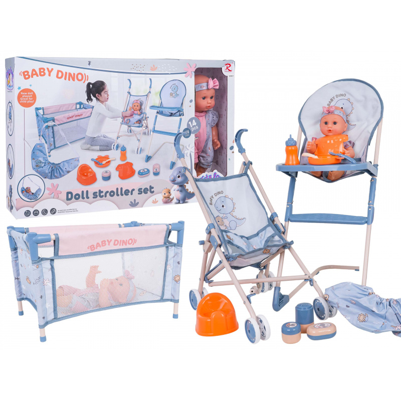 MEGA Sada DINUŚ s Panenkou + Příslušenství