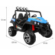 Grand Buggy Strong Lift pro děti Modrá + pohon 4x4 + dálkové ovládání + nosič zavazadel + rádio MP3 + LED dioda