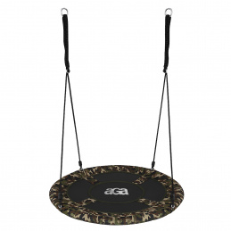 Aga Závěsný houpací kruh 90 cm Maskáčový