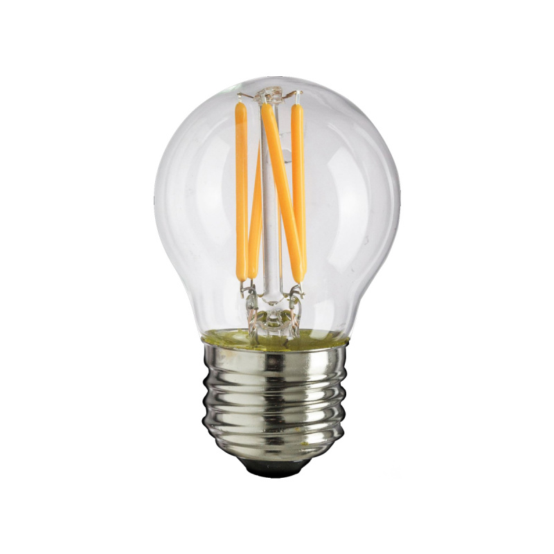 LED žárovka  - E27 - G45 - 6W - 510Lm - filament - teplá bílá
